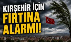 Kırşehir İçin Fırtına Alarmı! Meteoroloji’den Kuvvetli Rüzgar Uyarısı