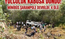 Yolculuk Kabusa Döndü! Minibüs Şarampole Devrildi: 4 Ölü