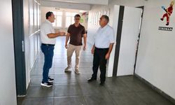 Kırşehir Necatibey Okulu’nda onarım çalışmaları mercek altında
