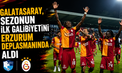 Galatasaray, sezonun ilk galibiyetini Erzurum deplasmanında aldı