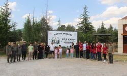 Kırşehir’de 56 kişi doğayla iç içe kamp yaptı