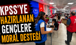 KPSS’ye hazırlanan gençlere moral desteği
