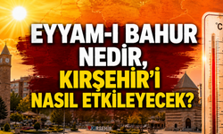 Kırşehir Kavrulacak! Eyyam-ı Bahur Sıcakları Kapıda