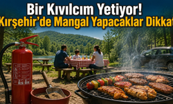 Bir Kıvılcım Yetiyor! Kırşehir’de Mangal Yapacaklar Dikkat