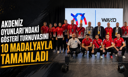Kick Boks Milli Takımı, Akdeniz Oyunları'ndaki gösteri turnuvasını 10 madalyayla tamamladı