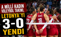 A Milli Kadın Voleybol Takımı, Letonya'yı 3-0 yendi