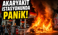 Akaryakıt İstasyonunda Panik!