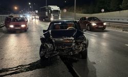 Korkutan Kaza! Bir Anda Bariyerlere Savruldu