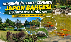 Kırşehir’in Saklı Cenneti Japon Bahçesi Ziyaretçilerini Büyülüyor! Yeşilin İçinde Huzur Dolu Bir Kaçış