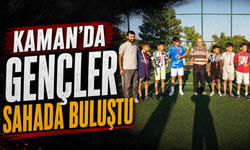 Kaman’da gençler sahada buluştu