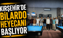 Türkiye Bilardo Şampiyonası bir ay boyunca Kırşehir’de