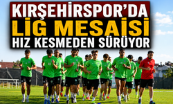 Kırşehirspor’da lig mesaisi hız kesmeden sürüyor