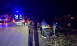 Telefon Direğine Çarpan Araç Şarampole Devrildi: 1 Ölü, 2 Yaralı