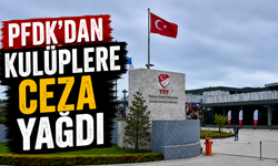 PFDK’dan kulüplere ceza yağdı
