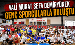 Vali Demiryürek, genç sporcularla buluştu