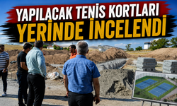 Modern tenis kortlarında çalışmalar hızla ilerliyor