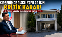 Kırşehir'de Riskli Yapılar İçin Kritik Karar! İl Genel Meclisi Oy Birliğiyle Kabul Etti