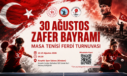 Zaferin coşkusu masa tenisinde yaşanacak