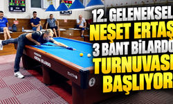 12. Geleneksel Neşet Ertaş 3 Bant Bilardo Turnuvası başlıyor