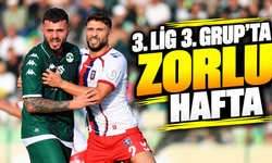 3. Lig 3. Grup’ta zorlu hafta