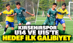 Kırşehirspor U14 ve U15’te hedef ilk galibiyet