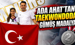 Ada Ahat’tan taekwondoda gümüş madalya