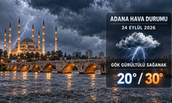 Adana’da bugün sağanak var mı? 24 Eylül hava durumu açıklandı