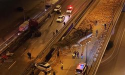 Tuğla Yüklü Tır 3 Otomobille Çarpıştı: 1 Ölü, 7 Yaralı
