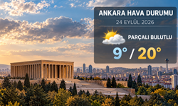 Ankara’da bugün hava kaç derece? 24 Eylül hava durumu belli oldu