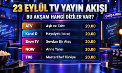 Bugün TV’de ne var? 23 Eylül Çarşamba hangi diziler yayınlanacak? İşte akşam yayın akışı