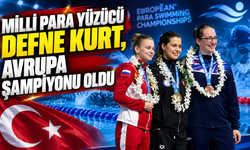 Milli para yüzücü Defne Kurt, Avrupa şampiyonu oldu