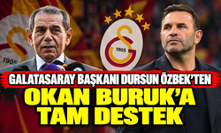 Galatasaray Başkanı Dursun Özbek'ten Okan Buruk'a tam destek