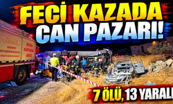 Feci Kazada Can Pazarı! Otomobil ile Yolcu Midibüsü Çarpıştı: 7 Ölü, 13 Yaralı