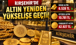 Kırşehir’de Altın Yeniden Yükselişe Geçti! Gram altın ne kadar oldu?