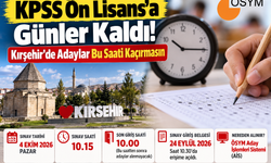 KPSS Ön Lisans’a Günler Kaldı! Kırşehir’de Adaylar Bu Saati Kaçırmasın