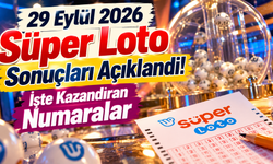 29 Eylül 2026 Süper Loto Sonuçları Açıklandı! İşte Kazandıran Numaralar