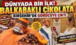 Dünyada Bir İlk! Balkabaklı Çikolata Kırşehir’de Görücüye Çıktı