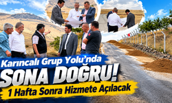 Karıncalı Grup Yolu’nda Sona Doğru! 1 Hafta Sonra Hizmete Açılacak