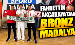 Fahrettin Akçakaya’dan bronz madalya