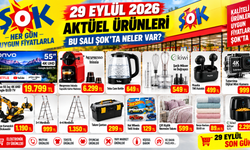 29 Eylül ŞOK aktüel ürünler kataloğu! Son gün fırsatları dikkat çekiyor
