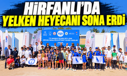 Hirfanlı’da yelken heyecanı sona erdi
