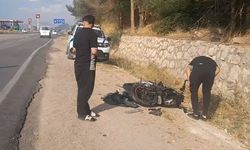 Motosiklet sürücüsü feci şekilde can verdi!”