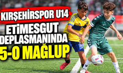 Kırşehirspor U14, Etimesgut deplasmanında 5-0 mağlup