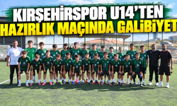 Kırşehirspor U14’ten hazırlık maçında galibiyet