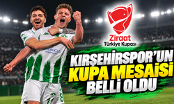 Kırşehirspor’un kupa mesaisi belli oldu