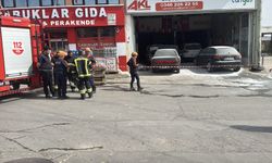 Gaz Parlamasıyla İş Yeri Alevlere Teslim!