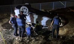 Şarampole Devrilen Otomobilde Sürücü Öldü!