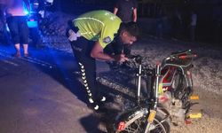 Motosiklet Levhaya Çarptı, Hayat Mücadelesi Başladı!