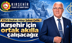 KTSO Başkan Adayı Şaban Çelik: “Kırşehir için ortak akılla çalışacağız”
