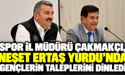 Spor İl Müdürü Çakmakçı, öğrencilerle bir araya geldi